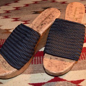 Montego Bay Black Wedges